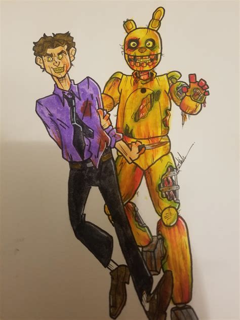 Springtrap William Afton Springtrap Fnaf Characters T