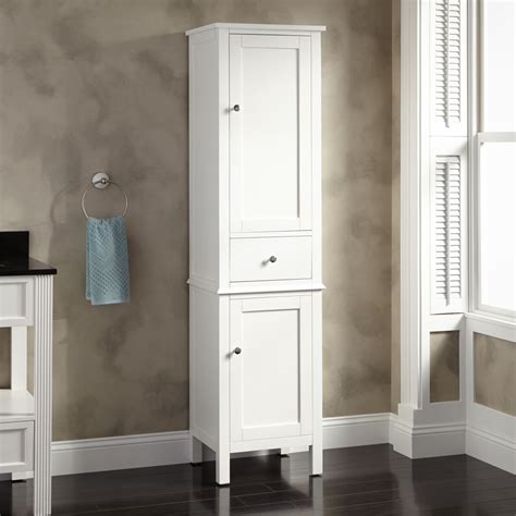 Add some storage with elegance with this free standing bathroom linen storage cabinet by homcom. Bathroom: Exciting Target Bathroom Storage With White ...