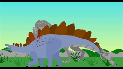 Allosaurus Vs Stegosaurus Dinosaur Battle Pivot Animator Josue