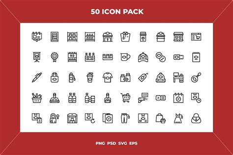 Merchandising Icons Graphics Envato Elements