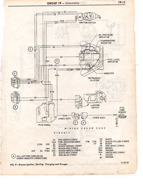 Early Bronco Wiring Schematic