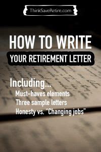 How to structure your retirement letter. Money Mozart guest post: Writing Your Retirement Letter ...