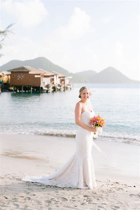 A Tropical Beach Wedding In St Lucia The Destination Wedding Blog Jet Fete By Bridal Bar