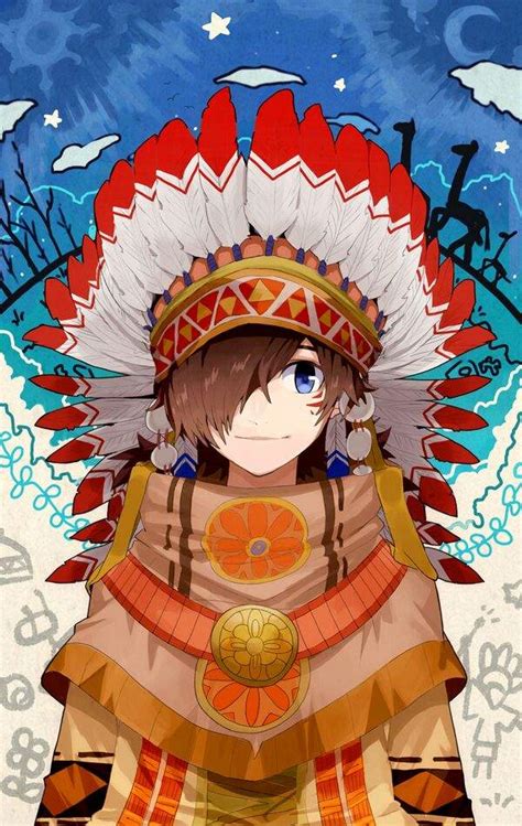 Native American Anime Native American Western Indian Art Artwork