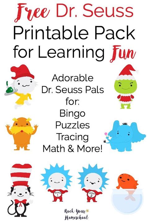 Free Dr Seuss Activities Printable Pack For Learning Fun Free Dr