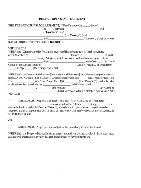 Easement County Form Fill Out And Sign Printable Pdf Template