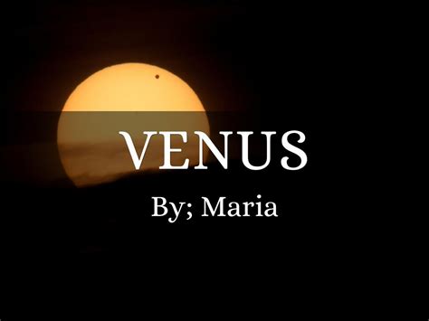 Venus By Maria Rojas Rangel