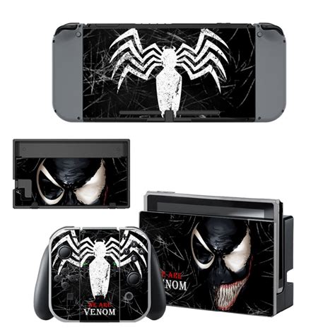 Venom Spiderman Stickers For Nintend Switch Ns Console Controller
