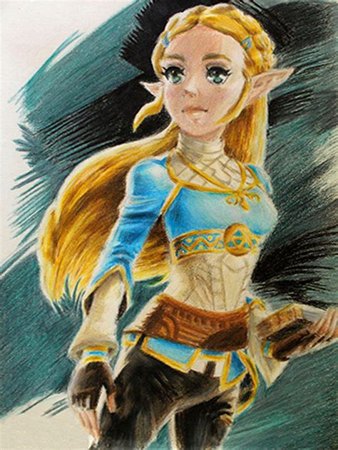 Princess Zelda Botw By Karenbaezcastro On Deviantart