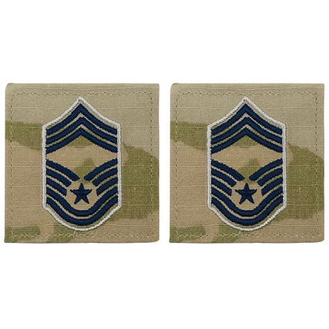 Space Force Embroidered Rank Chief Master Sergeant Ocp With Hook