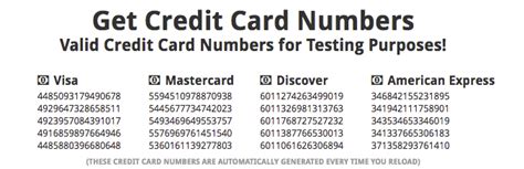 Fake Credit Card Info That Works 2016 Amulette