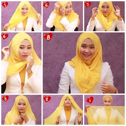 Tutorial hijab segi empat untuk pesta atau acara formal. Tutorial Hijab Segi Empat Paris Praktis - Berhijab.id