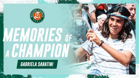 Memories Of A Champion Gabriela Sabatini Roland Garros Tennisgusto
