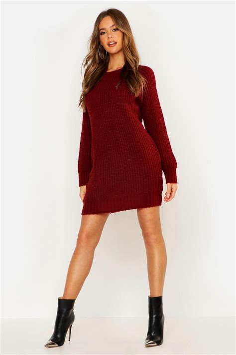 Soft Knit Sweater Dress Boohoo Sweater Dress Knitted Jumper Dress