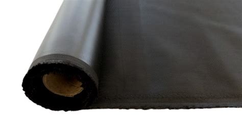 Heavy Duty Strong Waterproof 1680 Denier Polyester Canvas Fabric Black