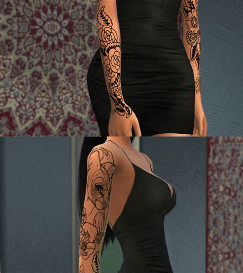 Sims 4 Custom Content Tattoo Tumblr