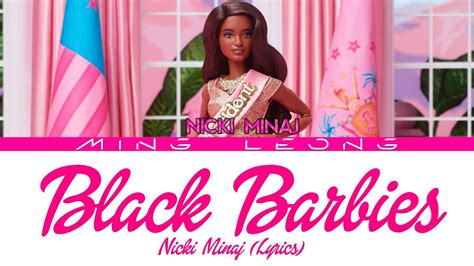Nicki Minaj Black Barbies Lyrics Youtube