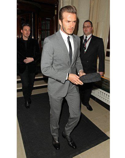 David Beckhams 25 Most Stylish Looks Gq David Beckham Suit Style