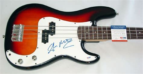 Sex Pistols Glen Matlock Autographed Signed Bass Guitar Psa Dna Aftal