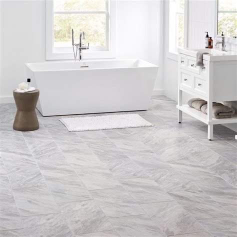 Daltile Newgate Gray Marble Matte 12 In X 24 In Glazed Ceramic Floor