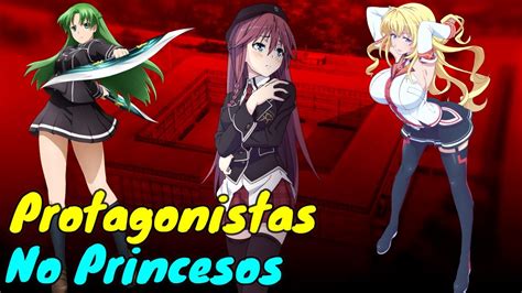 10 Animes Con Protagonistas No Princesos Youtube