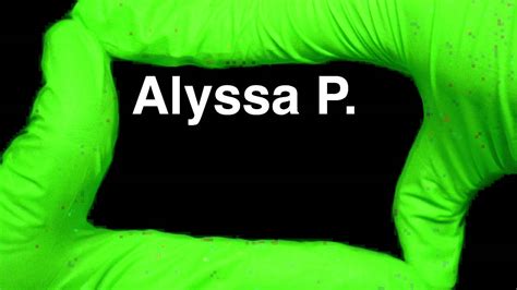 How To Pronounce Alyssa P Youtube