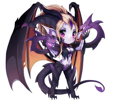 Dragon Sorceress Zyra Chibi Speedpaint