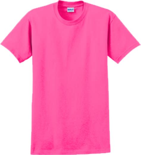 Safety Pink T Shirt Short Sleeve Safety Pink Custom T Shirt