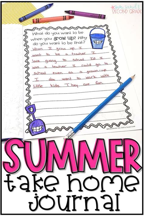 This Printable Writing Journal Is Perfect For Students To Take Home