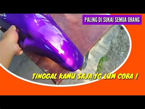 Anda bisa mewujudkan paduan warna ala bulu merak tersebut di rambut anda. Warna Cat Motor Ungu Lembayung