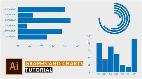 Illustrator Tutorial How To Create Graphs In Adobe Illustrator Youtube