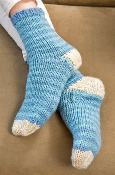 10 Simple Sock Knitting Patterns For Beginner Knitters Ideal Me Knitted Socks Free Pattern