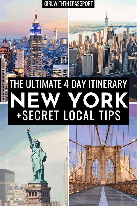 An Amazing 4 Days In New York Itinerary The Ultimate Locals Guide To