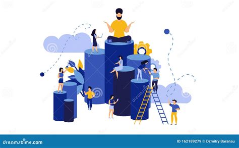 Employee Empower Bravery Building Business Vector Concept Illustration