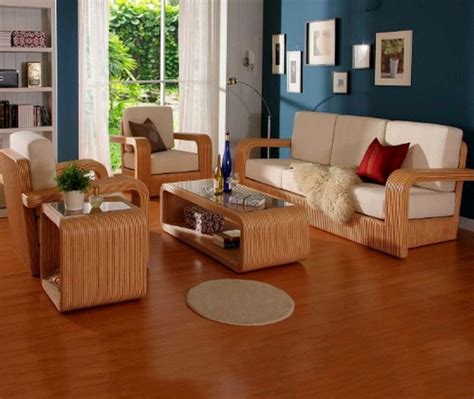 Creating A Stunning Look With Wooden Sofa Set Designs For Small Living