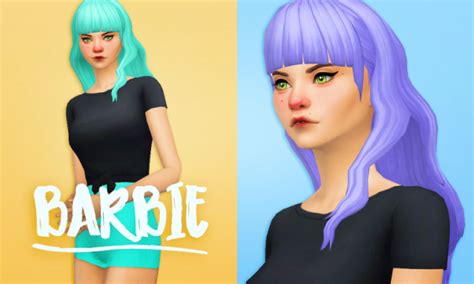 Sims 4 Custom Content Finds Holosprite Three Beautiful Hairs By