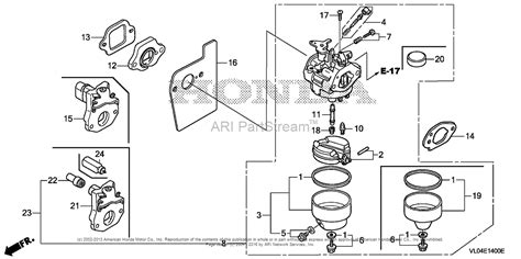 Honda Hrr216k9 Vkaa Lawn Mower Usa Vin Mzcg 8670001 Parts Diagram