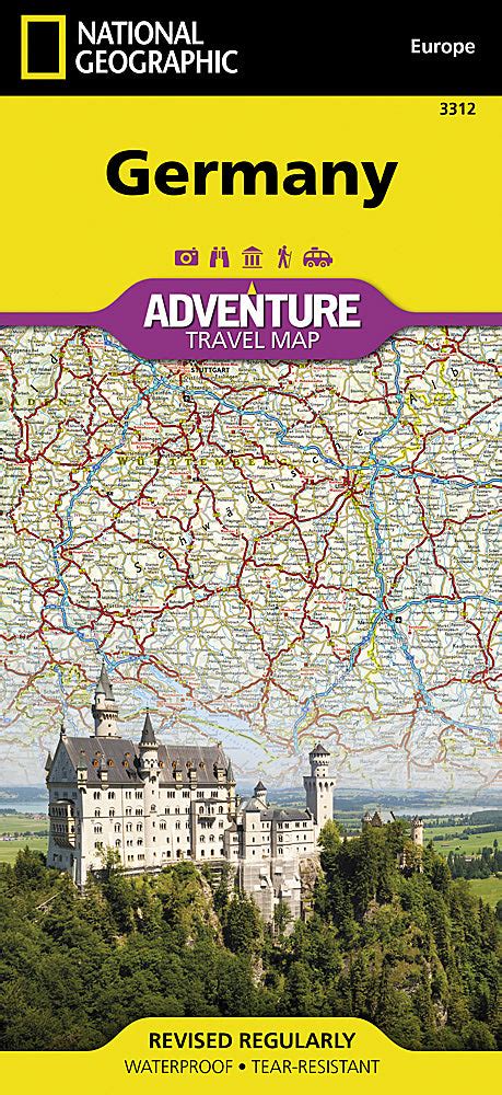 Buy Map Germany Adventure Map 3312 By National Geographic Maps