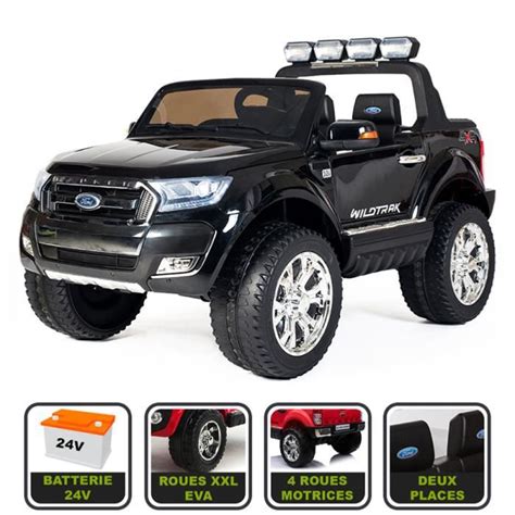 4x4 électrique 24v Pour Enfant Ford Ranger Wildtrak Cristom® Noir