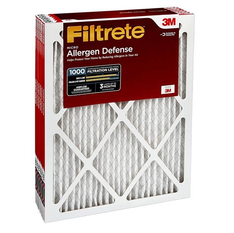 Mpr 1000 Filtrete 16x20x1 Ac Furnace Air Filter 2 Pack 3m Canada