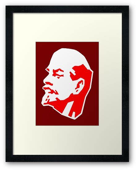 Lenin Framed Prints By Impactees Redbubble