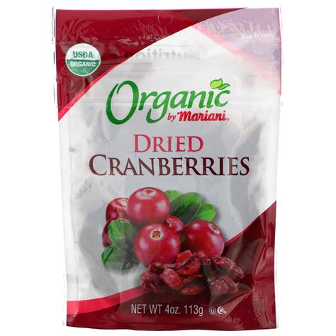 We've taken the best of all the orchard fruits to create a tantalizing blend that satisfies the most discerning palates. Mariani Dried Fruit, Organic, Dried Cranberries, 4 oz ( 113 g) - iHerb