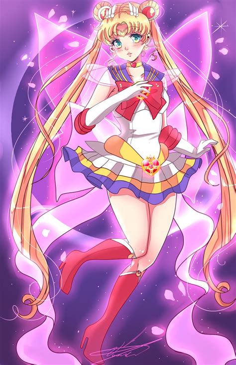 Super Sailor Moon By Invader Celes On Deviantart Sailor Moon Sailor