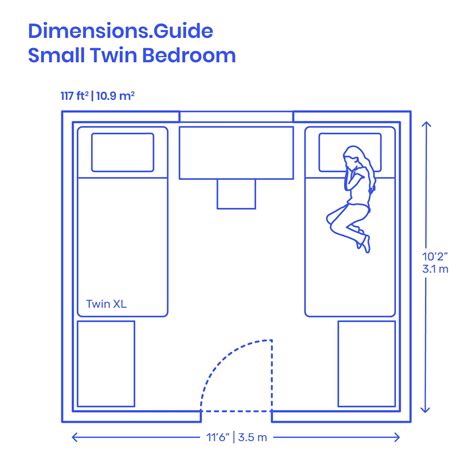 Use this mattress dimension guide to find summary: Average Guest Bedroom Size - Home Design Ideas