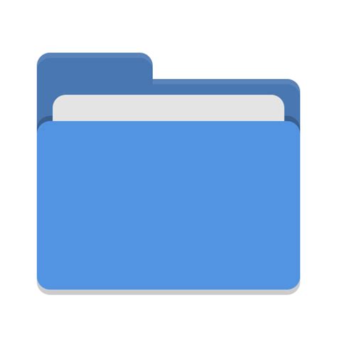 Folder Blue Icon Papirus Places Iconset Papirus Development Team