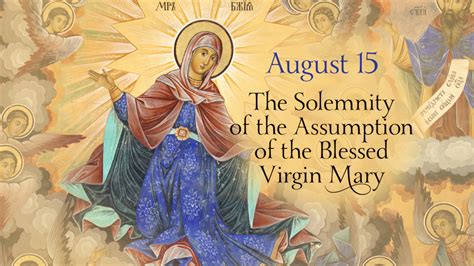 Solemnity Of The Assumption Of The Blessed Virgin Mary Diocese Of Portland
