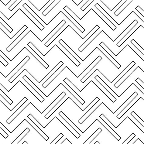 Geomatric Pattern Vector Png Images Black And White G