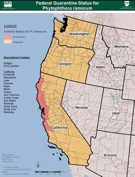 Oregon California Map