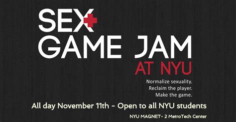 Sex Positive Game Jam Nyu Game Center