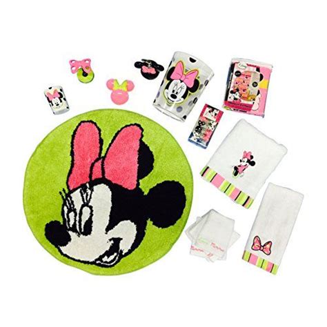 The most common minnie mouse bathroom decor material is plastic. Amazon.com - Disney Minnie Mouse 25 Piece Bathroom Set ...
